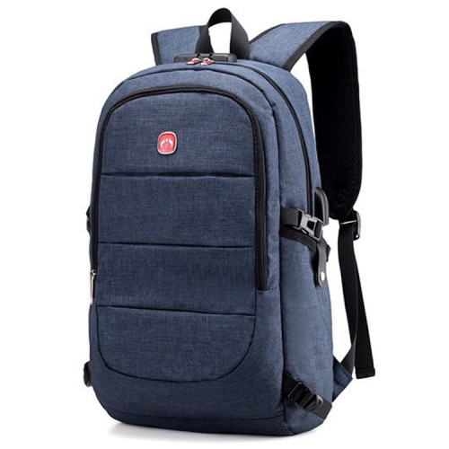 USB charge port travel men's fashion backpack