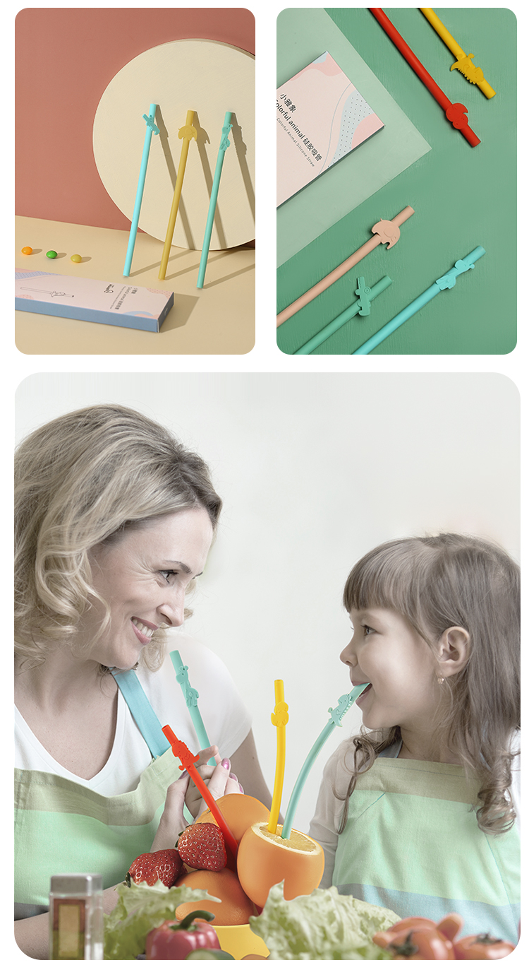 PH789494 Best Selling Drinking Straws Eco Friendly Reusable Straws Silicone Drinking For Babies