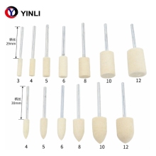 Grinding Tools: Cone Wool Felt Polishing Bobs & Mounted Points
