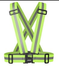 adjustable motorcycle warning reflective belt
