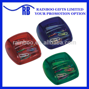 Logo printed Plasitc magnetic rolling clip dispenser