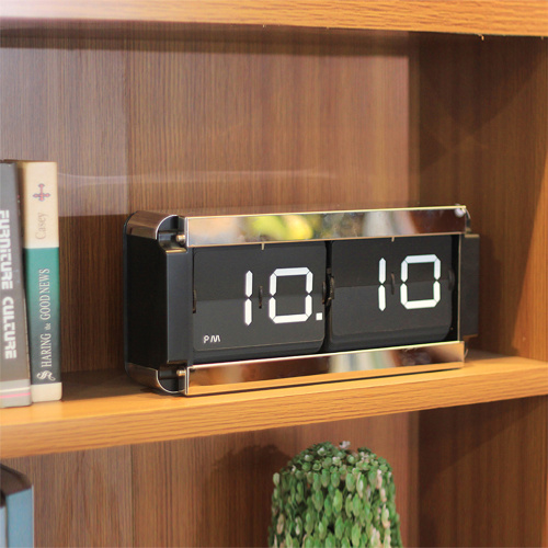 Metal Flip Clock In Box