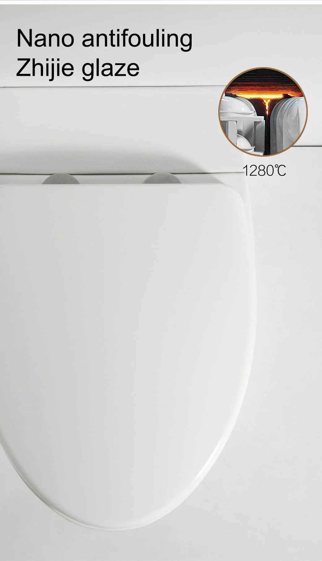 Environmentally-Friendly Electronic Pulse Solenoid Ceramic Bathroom Intelligent Toilet