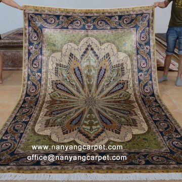 6'x9' Handwoven Pure Silk ClassicTurkish Rug