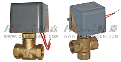 Df-03 Detach Motorized/Motorised Valve, Spring Reture, Zone Valve for Central Heating