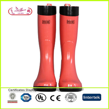 china naturial rubber boots women /lightweight rubber boots for women