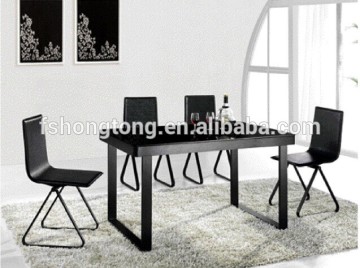 metal dining table/dining set sale/glass table