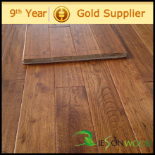 Solid Oak hardwood flooring Handscraped & distressed hot sale