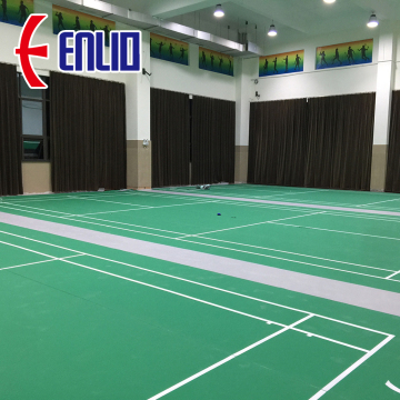 PVC badminton flooring mat with BWF