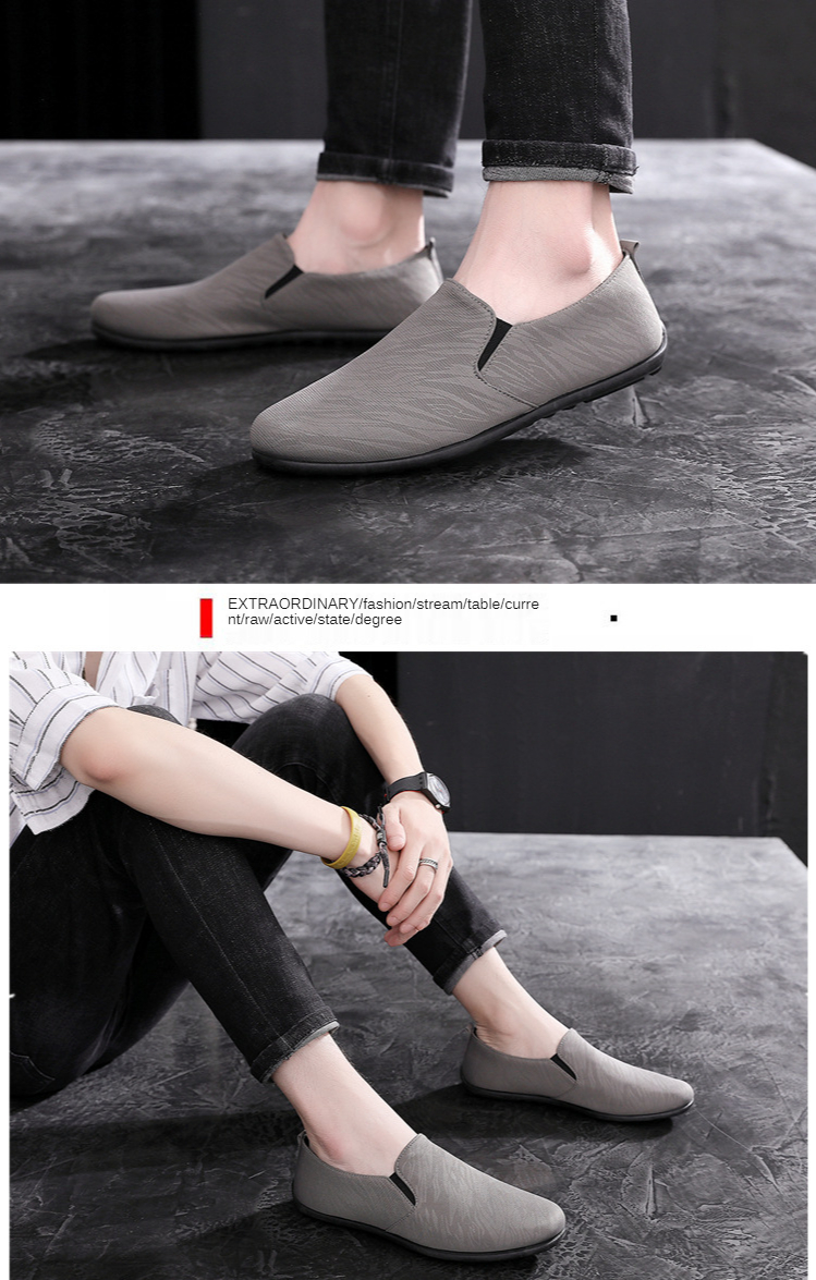 Supplier Fashion Casual New Style for Men Low Price EVA OEM Business Peas Shoes Lazy Shoes Trend a foot British Style