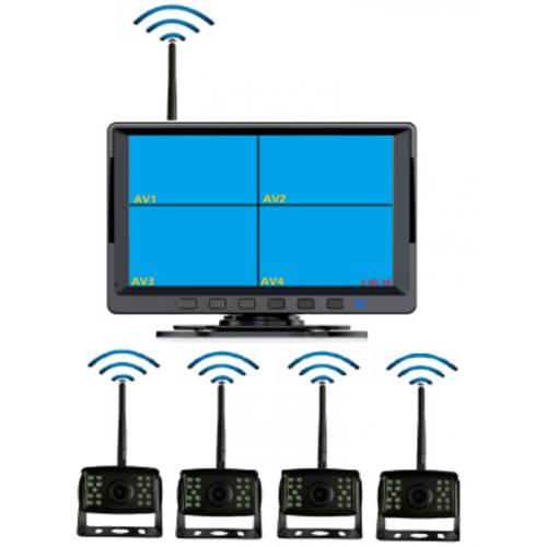 10 inch wireless truck camera system