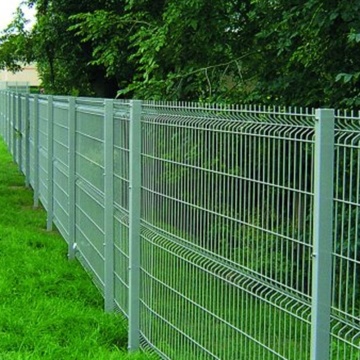 recinzione in rete metallica curva zincata saldata rivestita in pvc