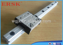 No Complain aluminium support and S45C carbon steel linear shaft linear rail by produced ERSK factory