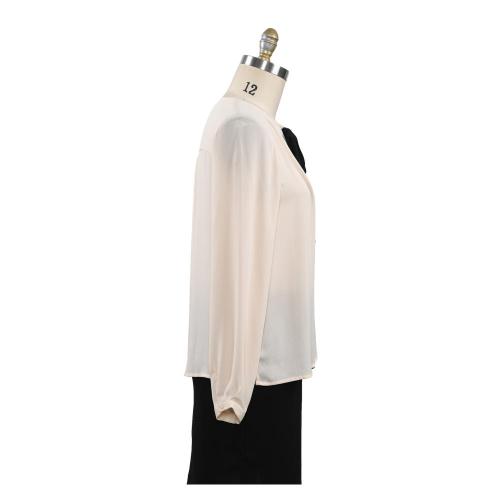 Новая Осенняя Белая Рубашка Женская Блузка