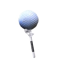 Custom Logo 10 Degree 83mm Plastic Golf Tees - Factory Direct High Quality White Flight Path Golf Tees