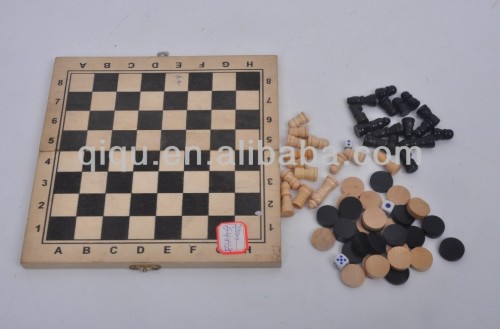 Wooden Multifunction Chess Game Toy
