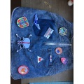 Appliques Flag Patches Vest Jacket thêu