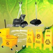 Mop Buckets, Caution Signs, Cleaning Products