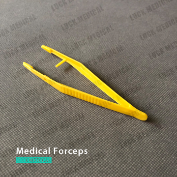 Disposable Yellow Plastic Forceps