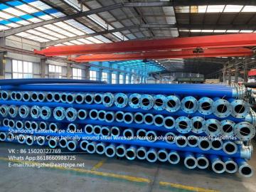 PE steel wire mesh skeleton composite pipe wholesale