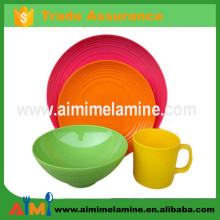 16 pcs melamine dinner set for picnic