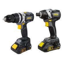 Original Factory Supply 2pcs Power Cordless Drill Set for Automobile Repair Tools