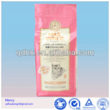 green compound plastic cat food bag