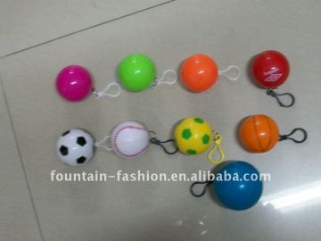 one time poncho in ball