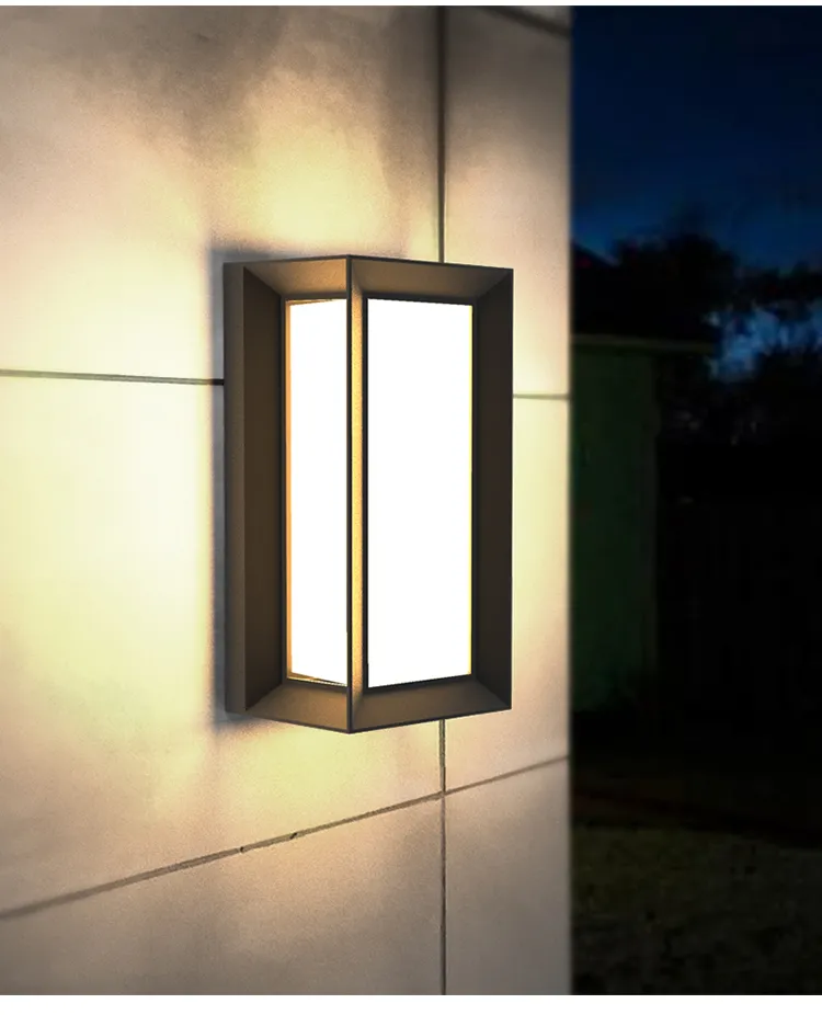24W Waterproof Outdoor Wall Light for Elegant Gardens