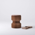 Durable Concertina Stool Made from Paper