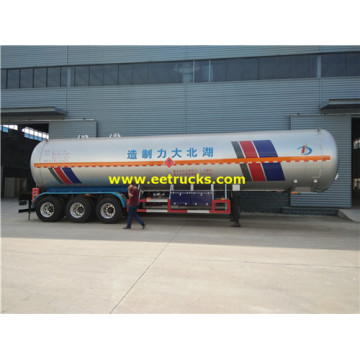 58.5cbm 30MT LPG Transport Tank Trailers