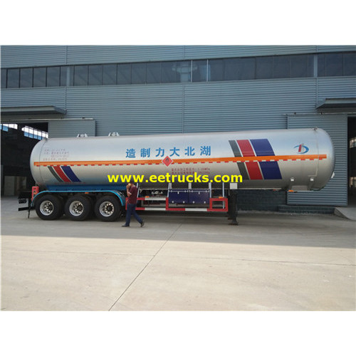 58,5 cbm 30MT LPG Transport Tank Trailers