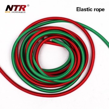 NTR braided rubber cord polyester elastic cord