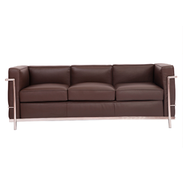 Le Corbusier LC2 sofa 3 seater leather