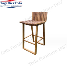 Outdoor garden solid wood table and chair set