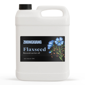 Manufacturer Supply Vegan Hexane Free Organic Carrier Oils Cold Pressed Unrefined Linseed Oil for Face Skin Hair Care