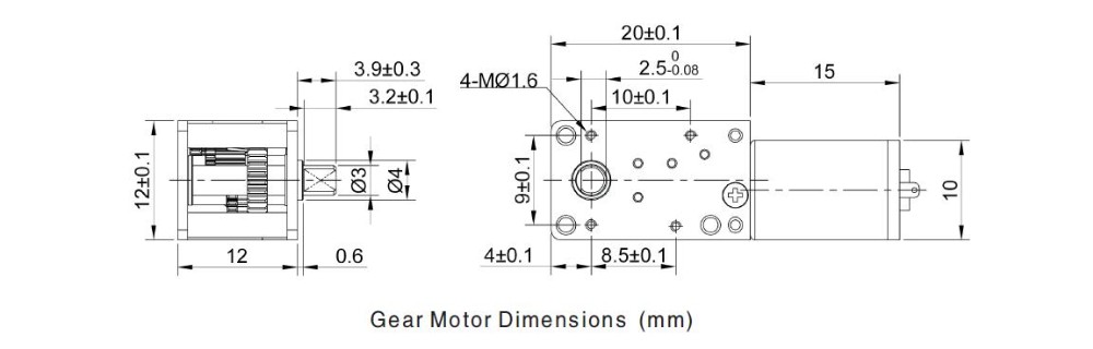 dc micro worm gear motor 5v medical machine motor