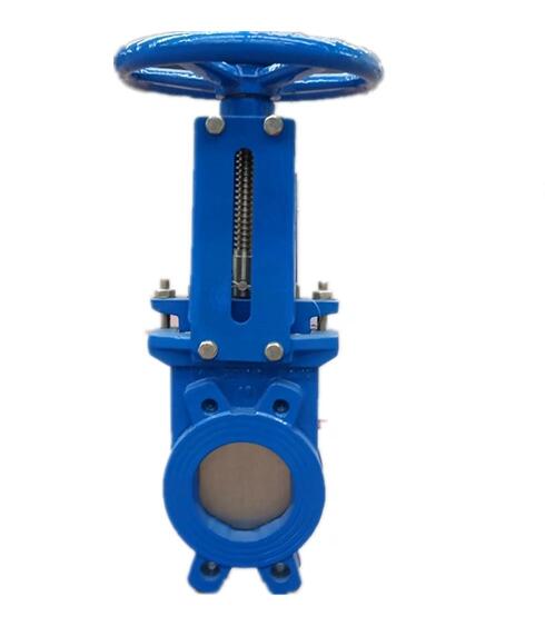 ductile iron knife gate valve/Soft Seal Resilient Seat Ductile Iron PN10 Knife Gate Valve with Hand Wheel