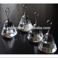 Crystal diamond table number holder MH-B0348