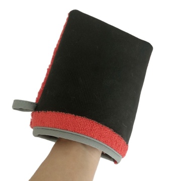 Soft Clay Bar Mitt: Auto Care Polishing Glove & Microfiber Detailing Mitt