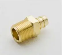 Barbed Connector Brass Hose End One Touch Pneumatic Pipe Fittings