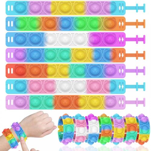 Đồ chơi Silicone Fidget Bền Kid Popping Bracelet