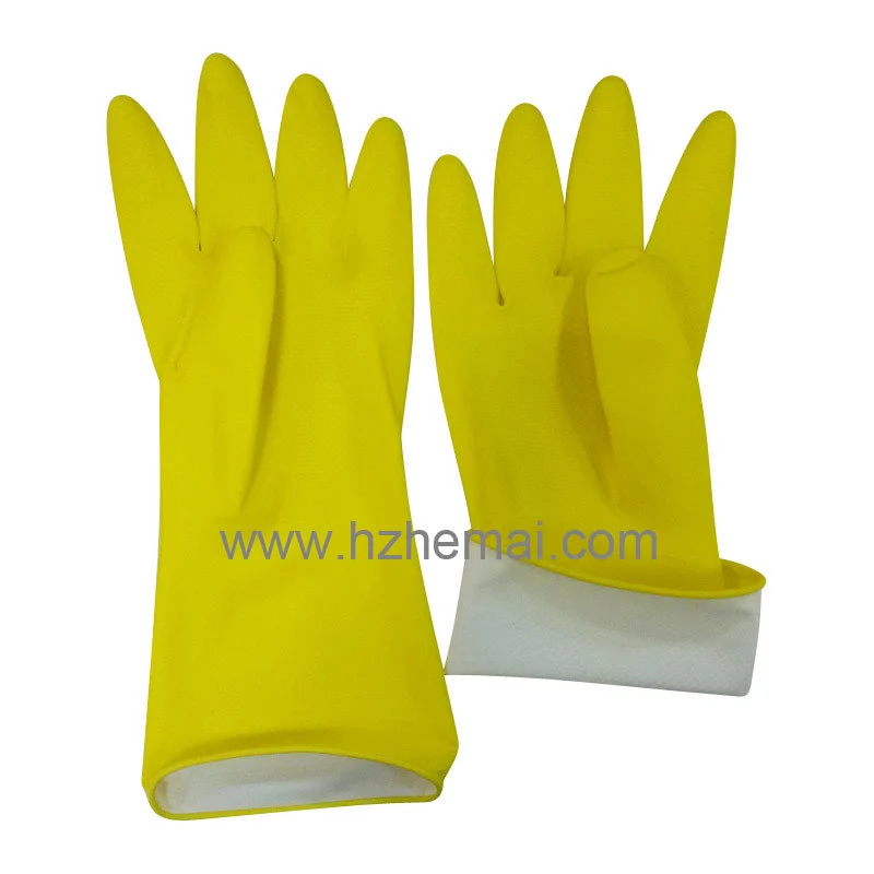 Black Latex Industrial Work Glove