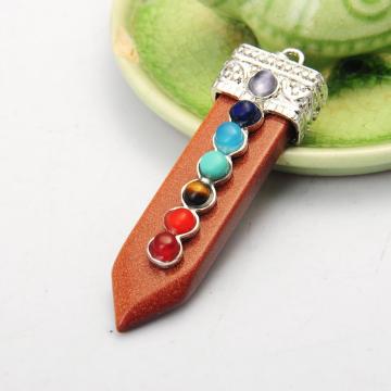 Crystal Necklace 7 Chakra Pendant Gemstone Healing stone Crystal Jewelry for Women Girls Men Birthday Gifts