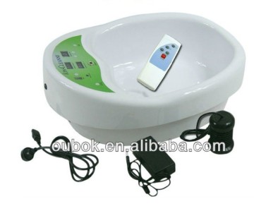 Toxin removing machine foot bath