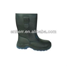high quality cow leather high cut safety boots