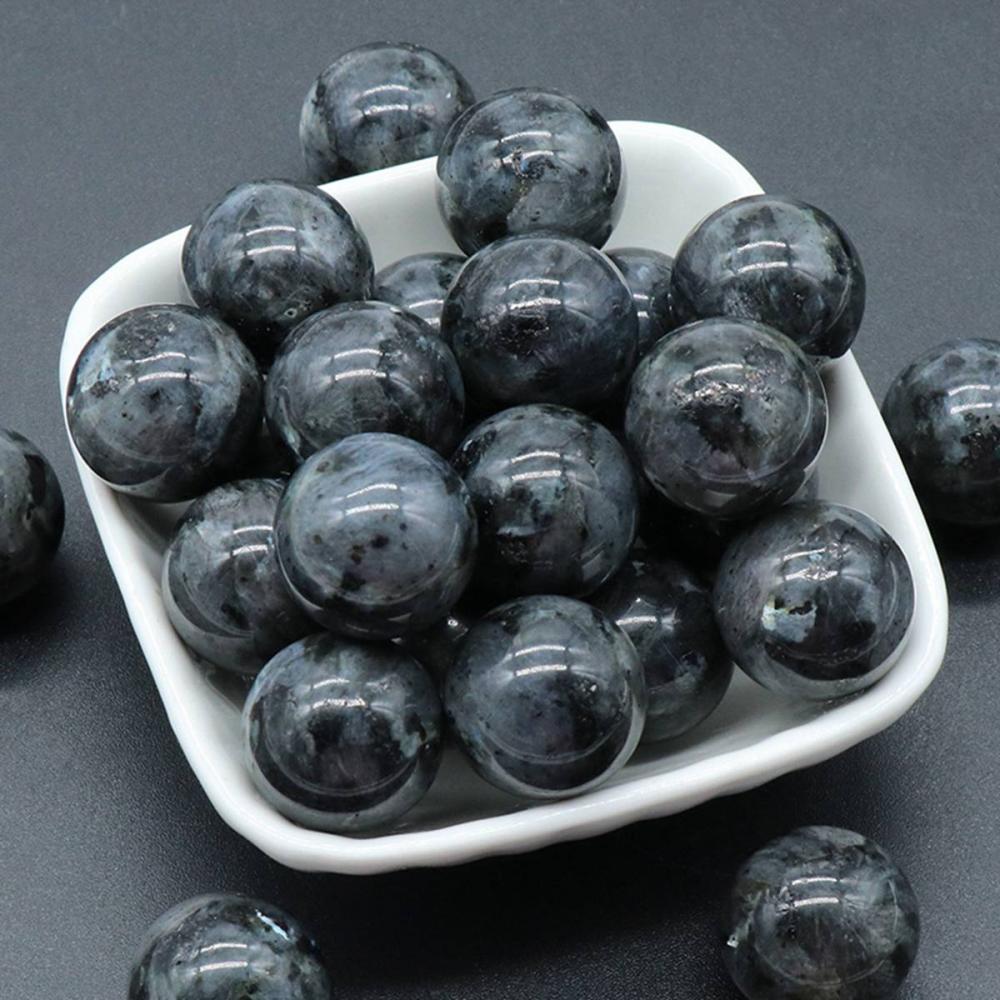 Boules de chakra labradorite de 20 mm pour le soulagement du stress Méditation Équilibrer la décoration de la maison Balques Crystal sphères polies