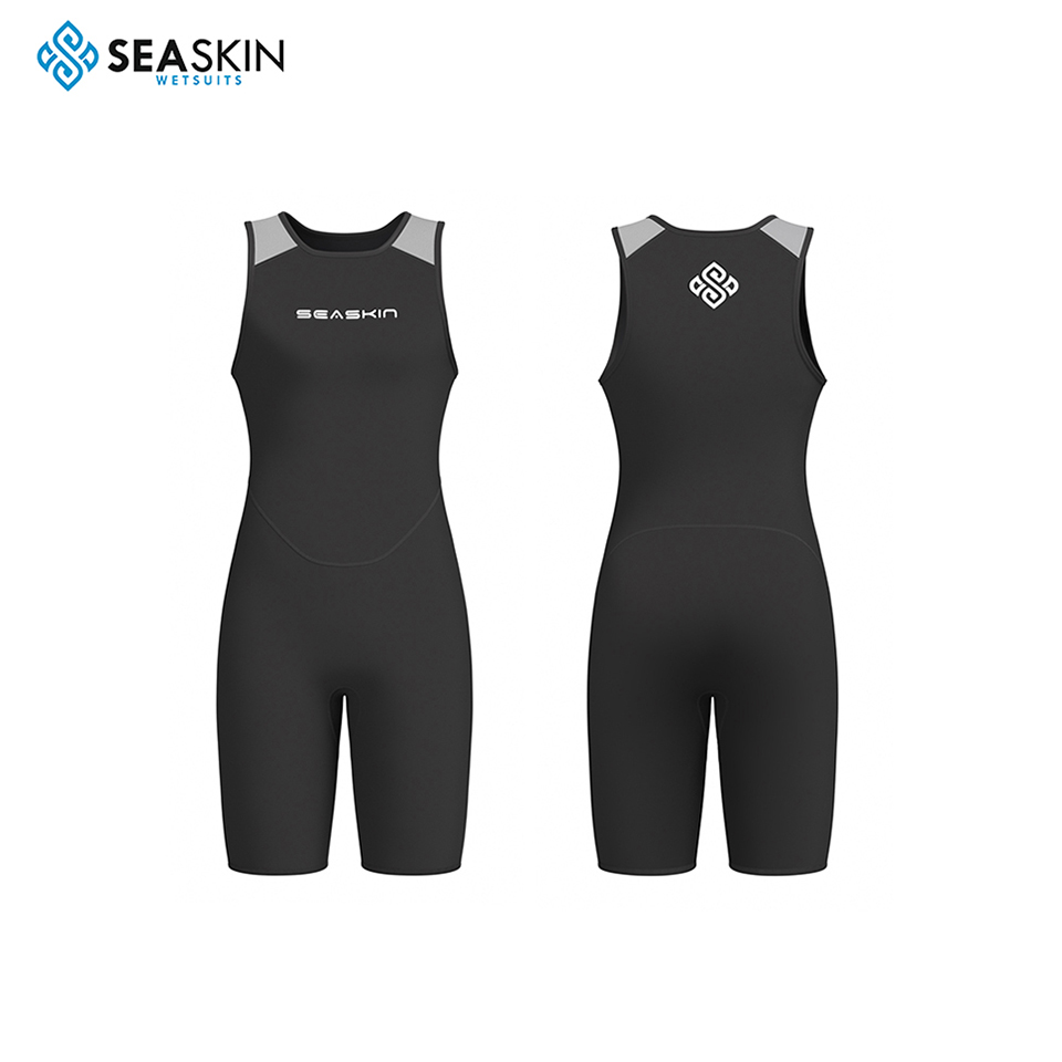 Seaskin Men Sleeveless Surf Wetsuit Summer Water Sports