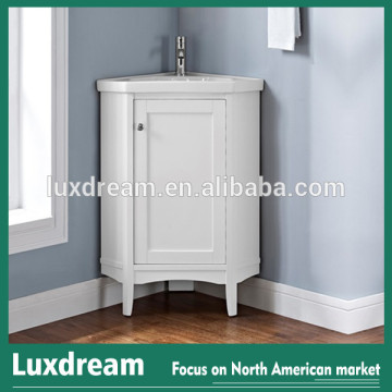 bathroom vanity bath furniture corner cabinet with leg