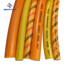 blue pvc transpartant agriculture use spray hoses